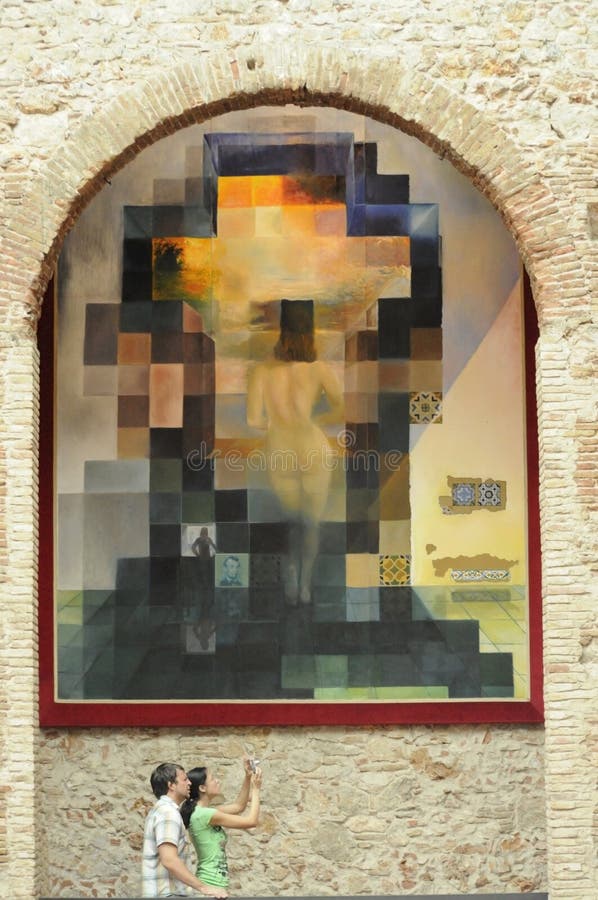 The paint is visible at Salvador DalÃ¬ museum in Figueres The paint represents Gala contemplating the mediterranean sea. The same picture observed at twenty meters becomes the portrait of Abraham Lincoln. The paint is visible at Salvador DalÃ¬ museum in Figueres The paint represents Gala contemplating the mediterranean sea. The same picture observed at twenty meters becomes the portrait of Abraham Lincoln.