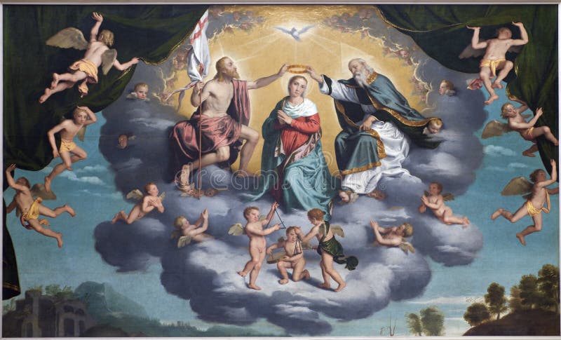 Verona - Incoronazione della Vergine - Krönung von hl. Mary