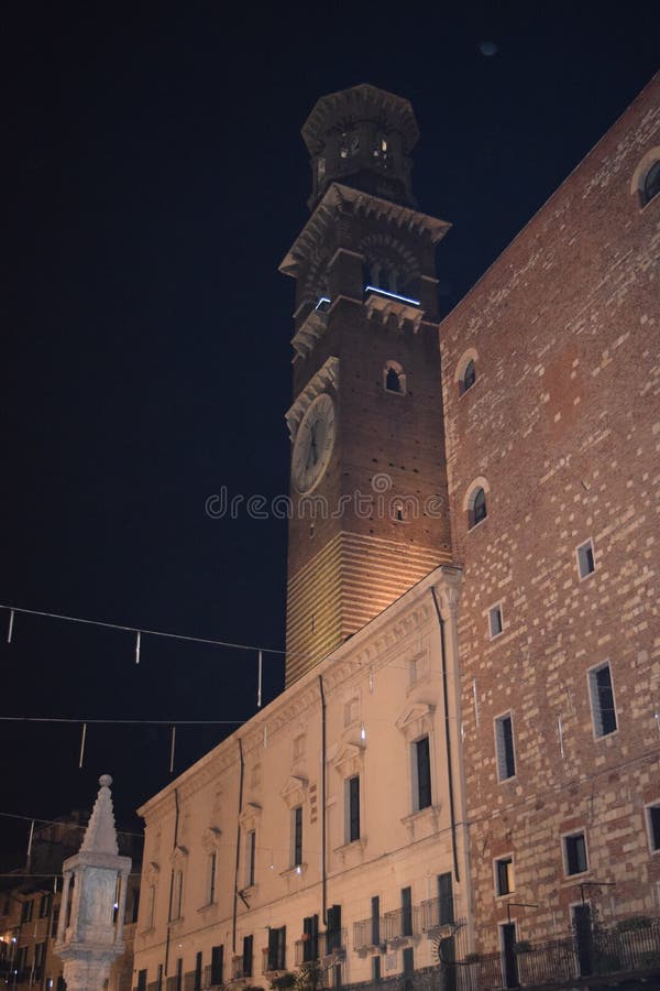 Verona nopții stock photos