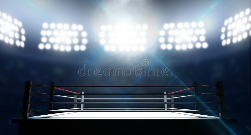 Verpacken Ring In Arena lizenzfreie stockfotografie Verpacken Ring In Arena lizenzfreie stockfotografie