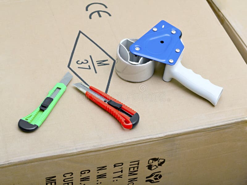Verpackenband-Gewehr-Zufuhr stockfotos Verpackenband-Gewehr-Zufuhr stockfotos