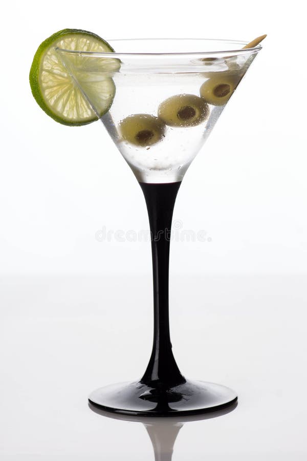 verre martini olive