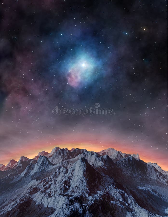 Verre exoplanet royalty-vrije illustratie Verre exoplanet royalty-vrije illustratie