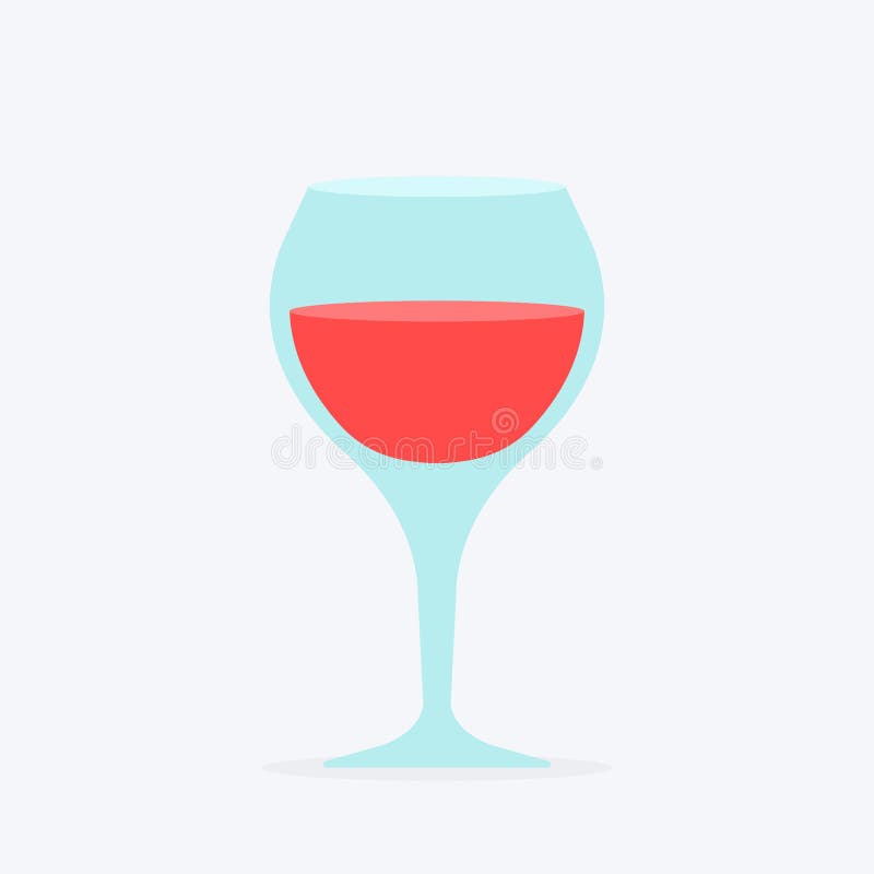 Verre ?l?gant avec la vigne Le verre à vin toujours rempli de position de vin rouge et incliné avec éclabousse les icônes plates illustration libre de droits Verre ?l?gant avec la vigne Le verre à vin toujours rempli de position de vin rouge et incliné avec éclabousse les icônes plates illustration libre de droits