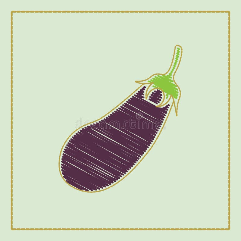 Vers Auberginegroente geïsoleerd pictogram Aubergine voor landbouwbedrijfmarkt royalty-vrije illustratie Vers Auberginegroente geïsoleerd pictogram Aubergine voor landbouwbedrijfmarkt royalty-vrije illustratie