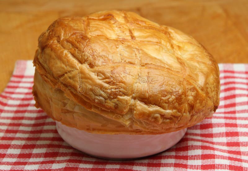 Versgebakken Steaktaart stock foto