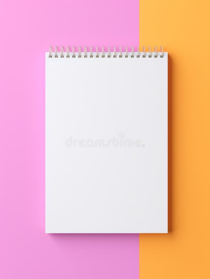 Notepad With A Vertical Spring Spiral Notebook With A Blank White Sheet  Vector Illustration On A Transparent Background Stock Illustration -  Download Image Now - iStock