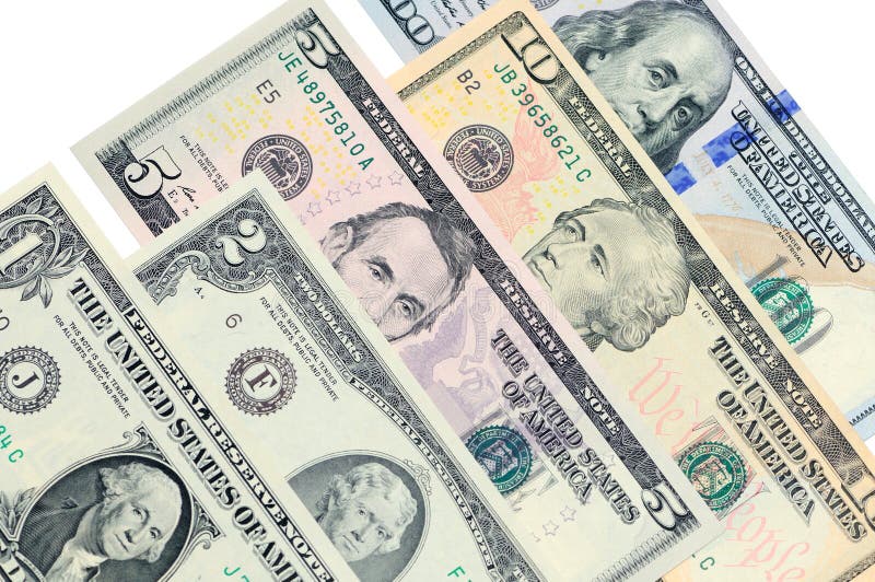 Verschiedene Banknoten von US-Dollars Lüge eine auf anderen lizenzfreie stockfotos Verschiedene Banknoten von US-Dollars Lüge eine auf anderen lizenzfreie stockfotos