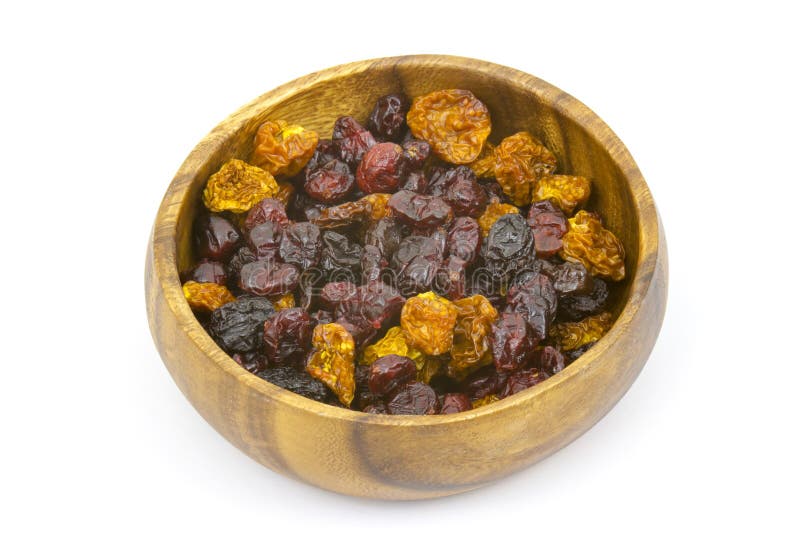 Verschiedene getrocknete Beeren lizenzfreie stockfotografie Verschiedene getrocknete Beeren lizenzfreie stockfotografie