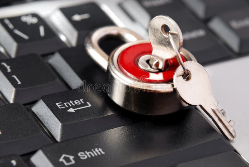 Verschlossene Tastatur