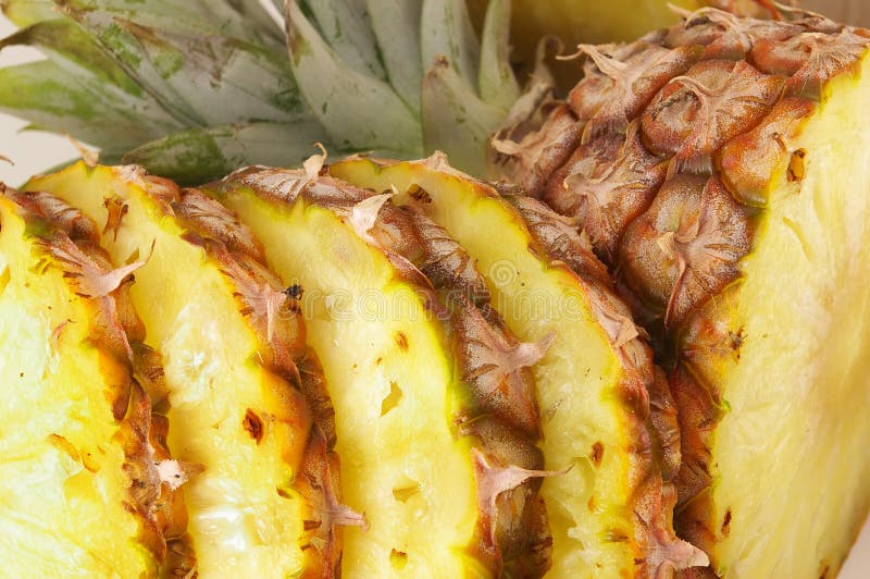 Verse ananas royalty-vrije stock afbeeldingen