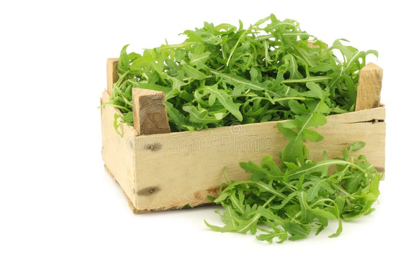 Download Verse Rucolabladeren (sativa Eruca) Stock Foto - Afbeelding bestaande uit gezond, container: 54089004