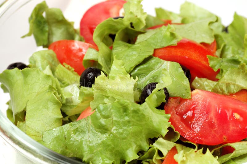 Verse salade royalty-vrije stock afbeelding Verse salade royalty-vrije stock afbeelding