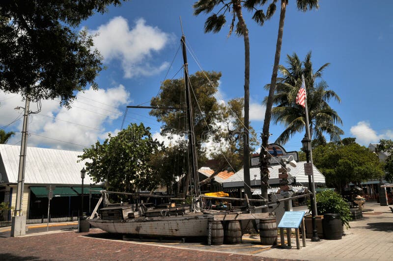 Versenden Sie Replik in Key West Florida lizenzfreie stockfotos Versenden Sie Replik in Key West Florida lizenzfreie stockfotos