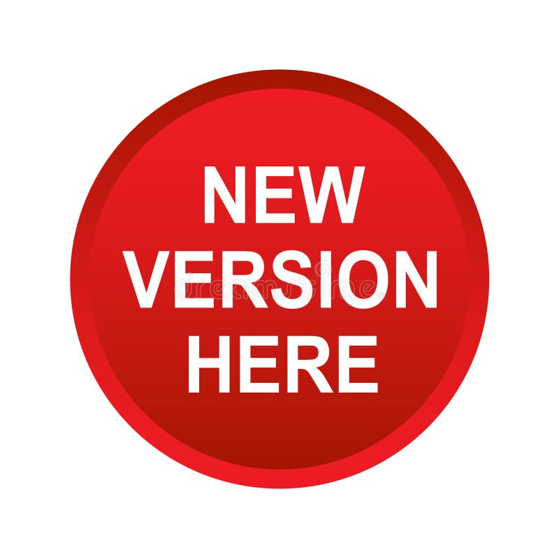 Versiune nouă aici vector illustration