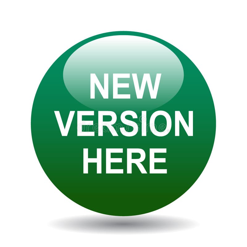 Versiune nouă aici royalty free illustration