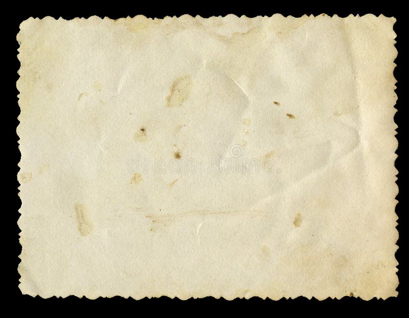 Verso d'une vieille photo photo stock Verso d'une vieille photo photo stock