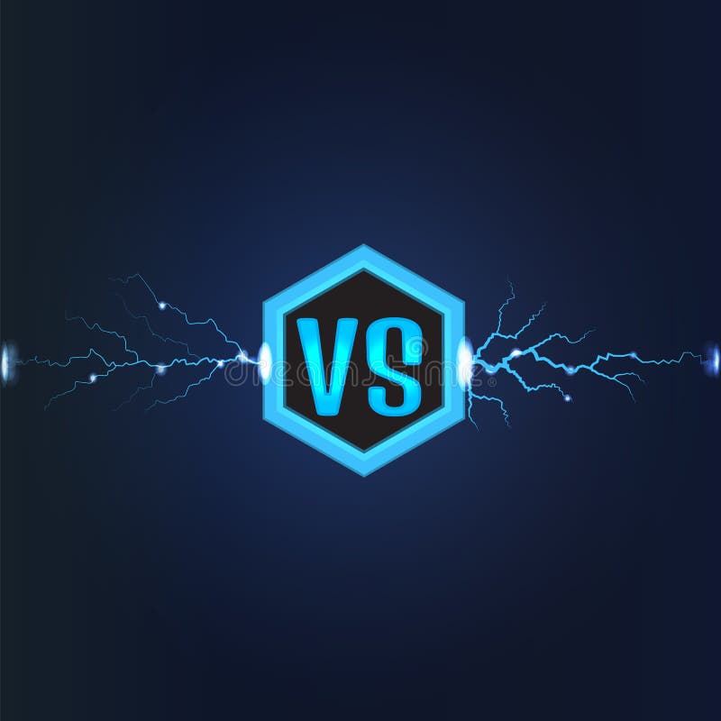 Versus - Versus background. Sport competition VS poster, game fight