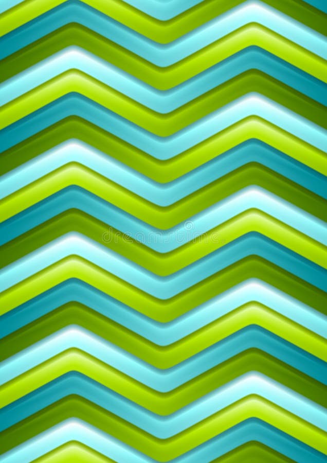 Vert abstrait et rayures incurvées par turquoise illustration stock Vert abstrait et rayures incurvées par turquoise illustration stock