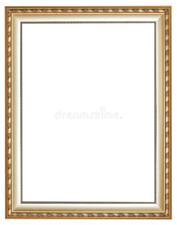 Vertical ancient silver classic wood picture frame