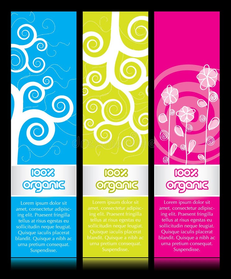 Download Vertical banner ads stock vector. Illustration of tree - 21305105