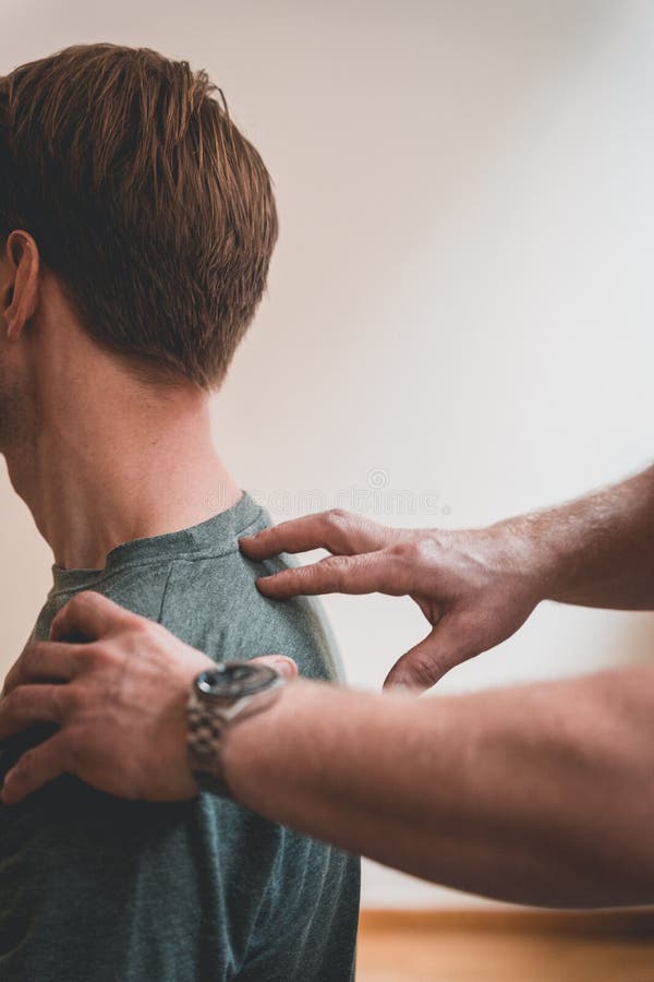 Vertical Closeup of a Massage Therapy Stock Image Image of hand