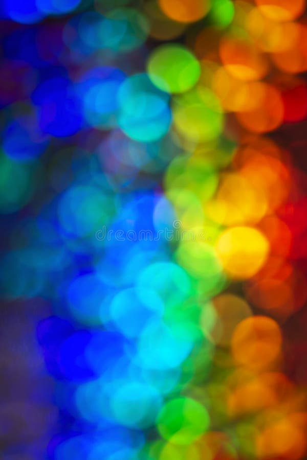 Vertical colorful multicolored bokeh background royalty free stock photo