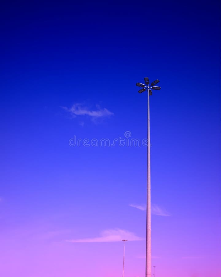 Vertical Illumination Lamp Object Background Hd Stock Photo - Image of  scene, blue: 145375590