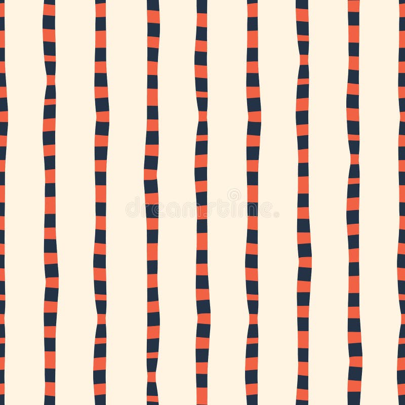 Vertical irregular hand drawn stripes red blue white seamless vector background. Repeating lines abstract pattern. Naive stock illustration Vertical irregular hand drawn stripes red blue white seamless vector background. Repeating lines abstract pattern. Naive stock illustration
