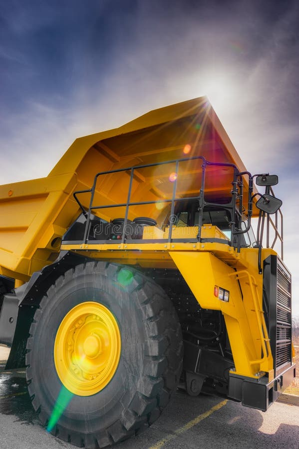 Vertical large haul truck