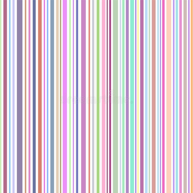 Vertical pastel multicolored stripes background stock illustration