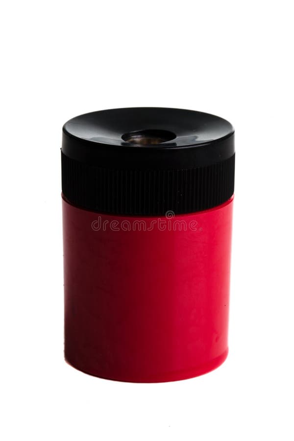 Vertical Pencil Sharpener on a white background royalty free stock photos Vertical Pencil Sharpener on a white background royalty free stock photos