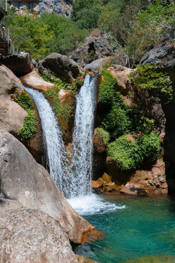 Sapadere Canyon And Waterfall Nature Travel And Vacation Concept