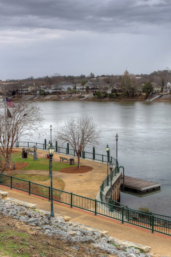 Vertical of the Savannah River at Augusta, Georgia