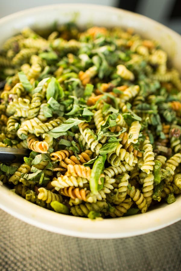 Cooked rotini pasta stock image. Image of shell, conchiglie - 21027569