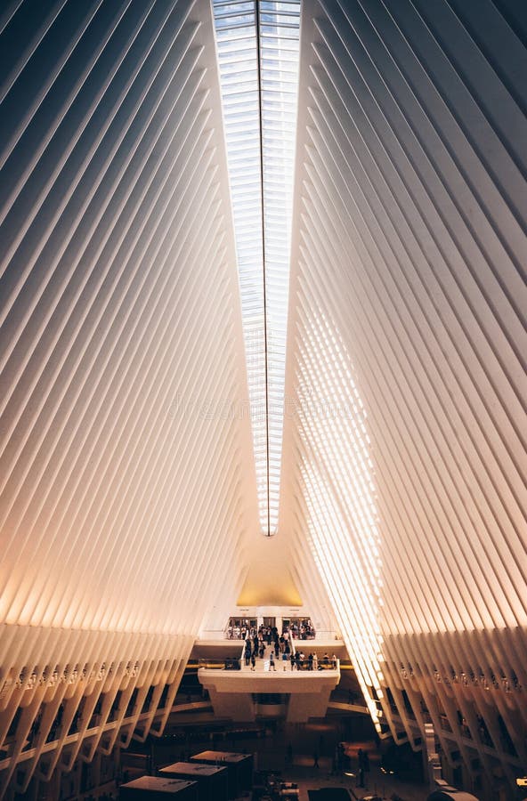 Vertical shot of an inside design of the 9/11 Memorial & Museum in New York City, USA. A vertical shot of an inside design of the 9/11 Memorial & Museum in New royalty free stock photos Vertical shot of an inside design of the 9/11 Memorial & Museum in New York City, USA. A vertical shot of an inside design of the 9/11 Memorial & Museum in New royalty free stock photos