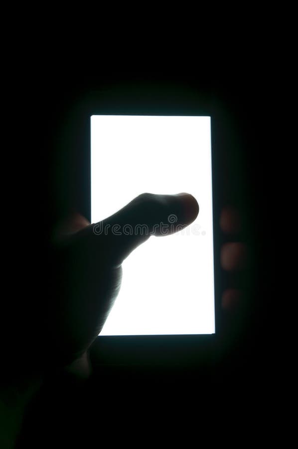 Vertical White Screen of the Phone Stock Image Image of digital, smart 91630535