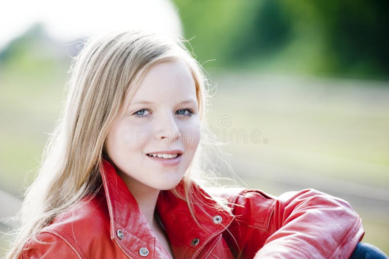 Verticale d'adolescent photo stock