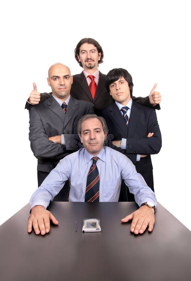 Verticale d'hommes d'affaires image stock Verticale d'hommes d'affaires image stock