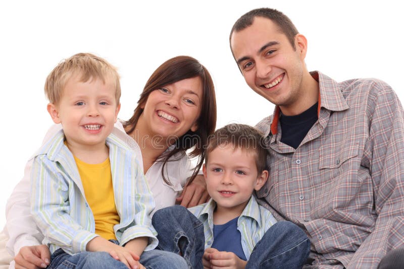 Verticale de famille image stock Verticale de famille image stock