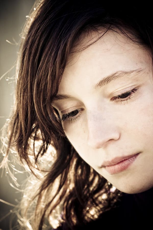 Portrait de femme photographie stock