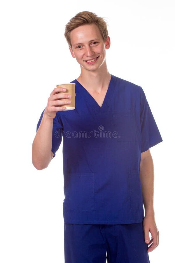 Verticale de jeune docteur image libre de droits Verticale de jeune docteur image libre de droits