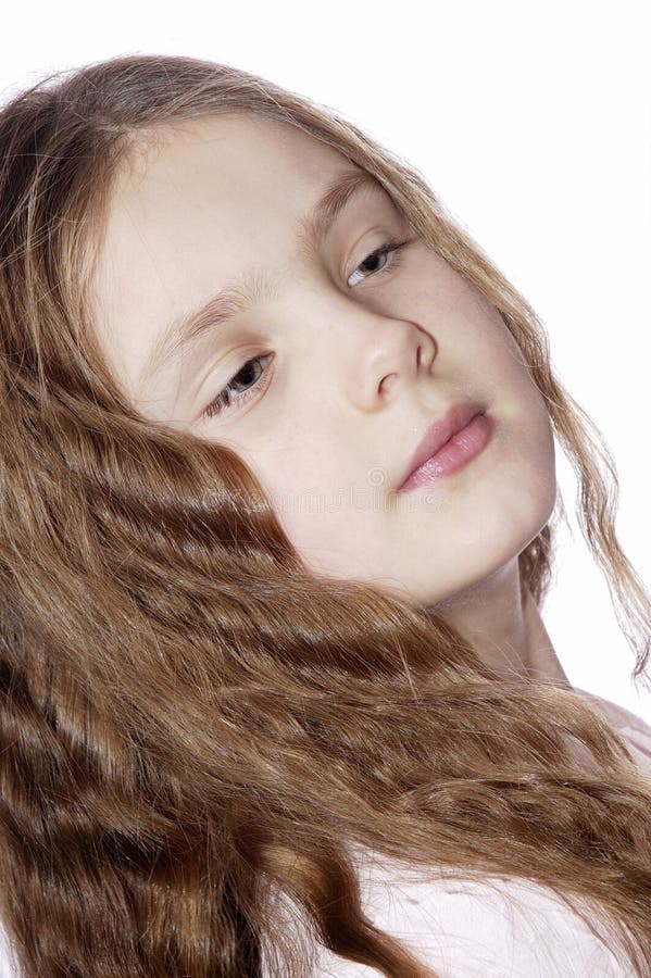 Portrait de la jeune fille images stock