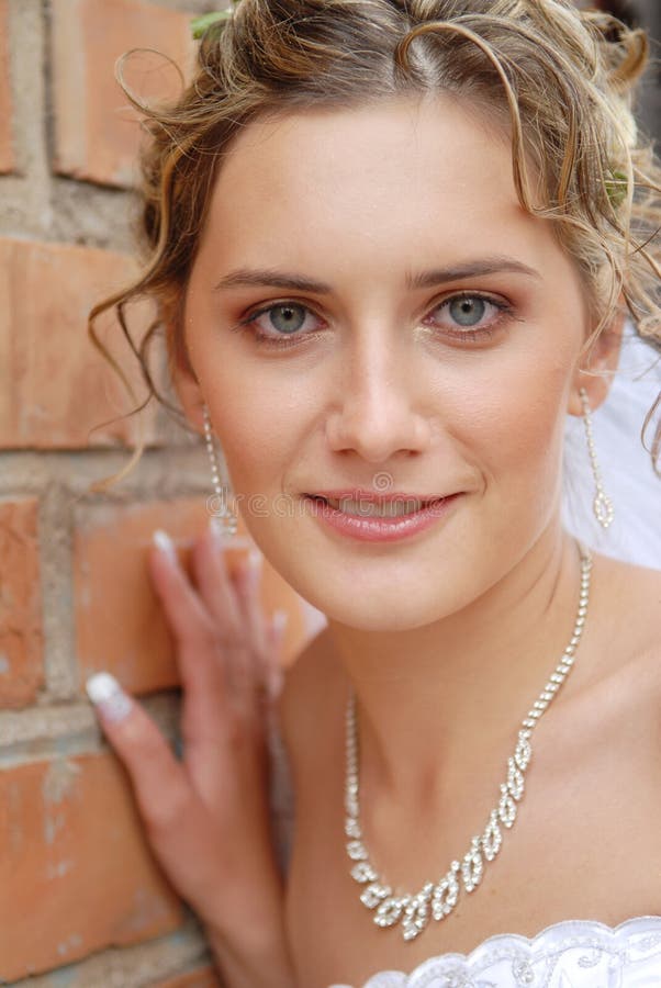 Verticale de mariée image stock Verticale de mariée image stock