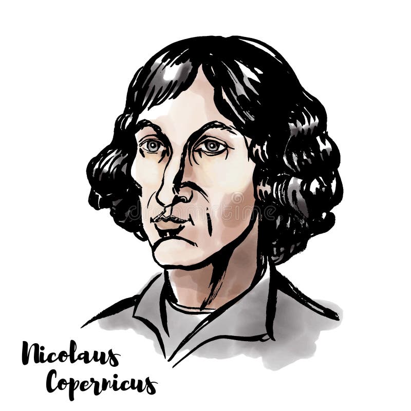 Verticale De Nicolaus Copernicus Illustration De Vecteur Illustration Du Astronome Canon