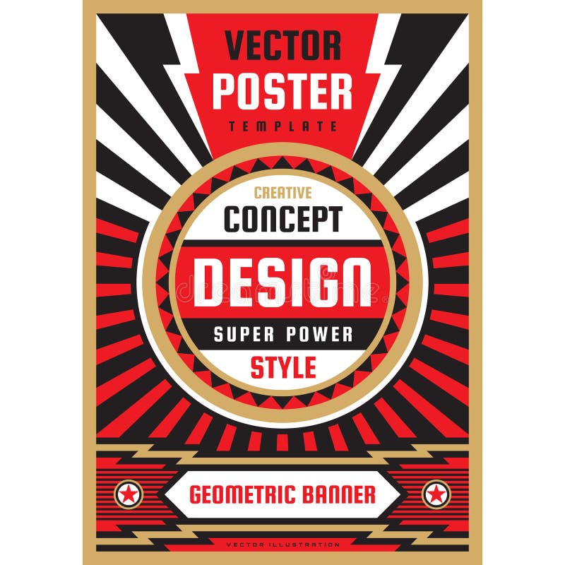Vertikal konstaffischmall i tung maktstil Vertikalt baner för nationell patriotismfrihet Orientering för grafisk design musik royaltyfri illustrationer