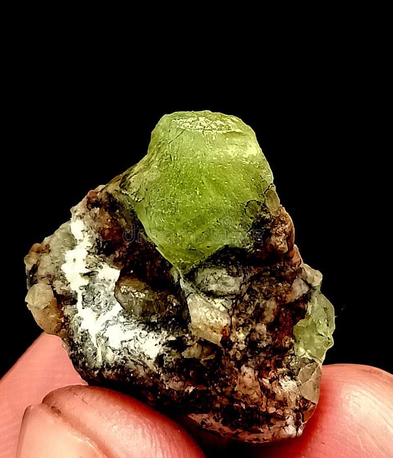 Very Beautiful jpg image Peridot Crystal Specimen from kohistan Pakistan