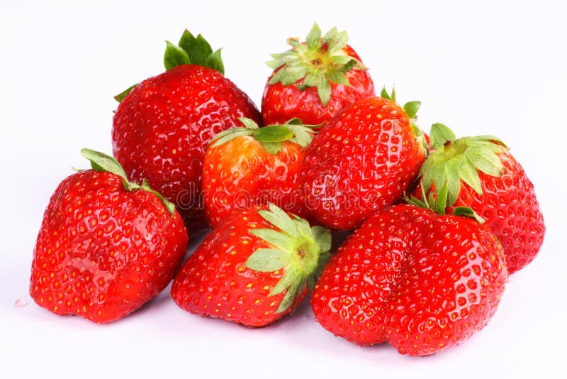 Very fresh strawberry