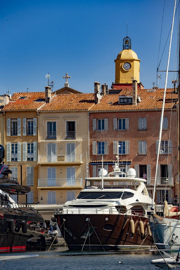 The Famous and Hype Village of Saint-Tropez Editorial Stock Photo ...