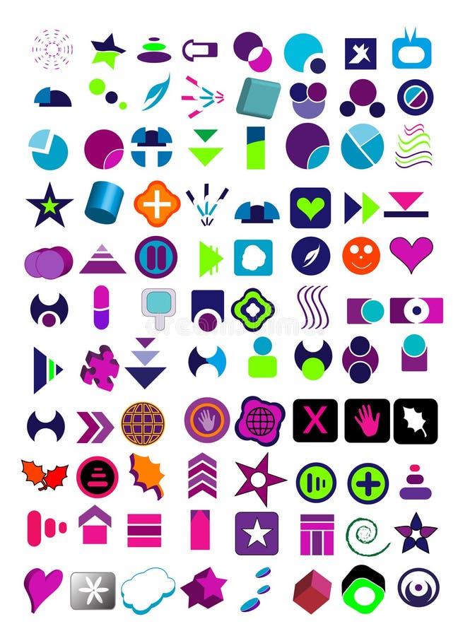Very Large set of vector logos